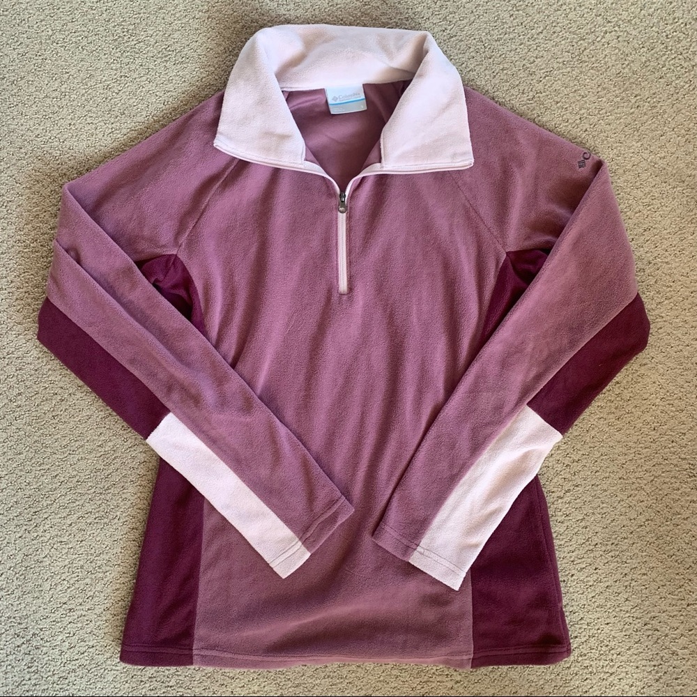 Columbia fleece half zip pullover